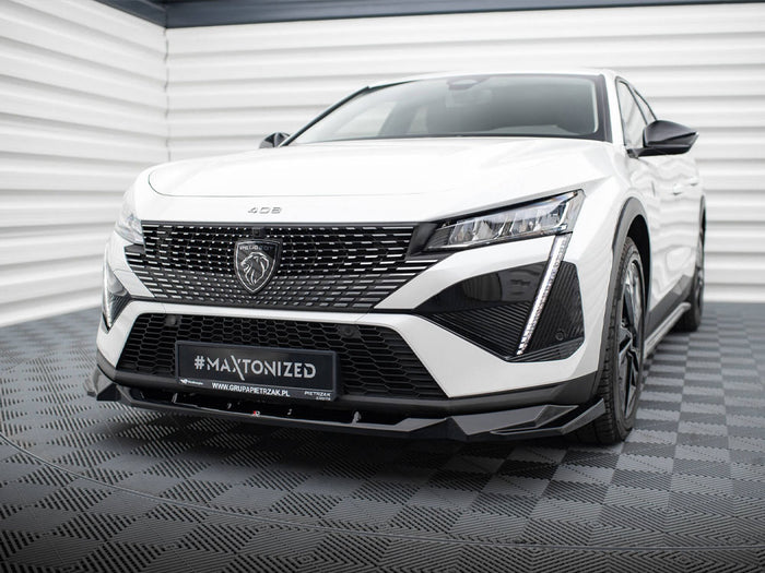 Peugeot 408 Mk1 Front Splitter - Maxton Design