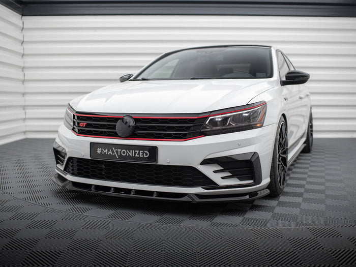 Volkswagen Passat GT B8 Facelift USA Front Splitter V.1 - Maxton Design
