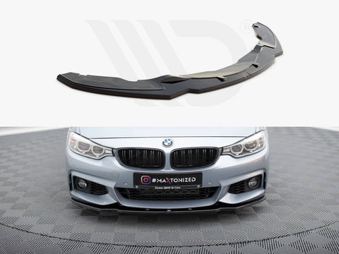Maxton Design - Front Splitter V.1 BMW 4 Coupe / Gran Coupe / Cabrio M-Pack F32 / F36 / F33