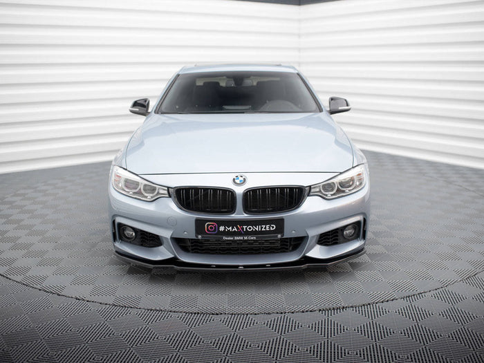 Maxton Design - Front Splitter V.1 BMW 4 Coupe / Gran Coupe / Cabrio M-Pack F32 / F36 / F33