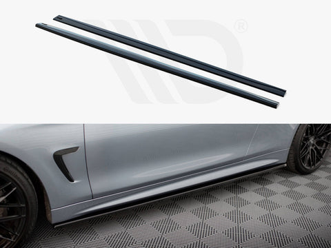 Maxton Design - SIDE SKIRTS SPLITTERS BMW 4 F32 M-SPORT (2013-2016)