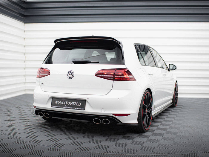 Maxton Design - REAR SIDE SPLITTERS V.1 VW GOLF 7 R / R-LINE