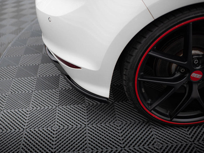 Maxton Design - REAR SIDE SPLITTERS V.1 VW GOLF 7 R / R-LINE
