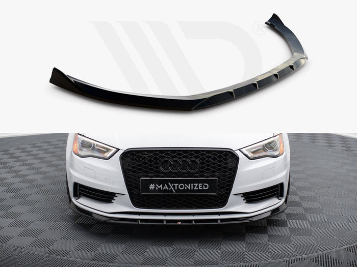 Audi A3 Sedan 8V Front Splitter V.1 - Maxton Design