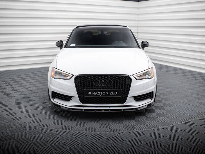 Audi A3 Sedan 8V Front Splitter V.1 - Maxton Design