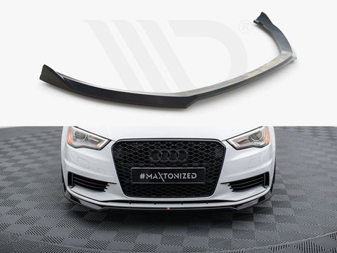 Audi A3 Sedan 8V Front Splitter V.2 - Maxton Design