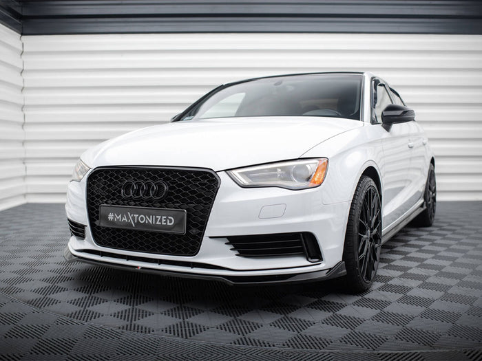 Audi A3 Sedan 8V Front Splitter V.2 - Maxton Design