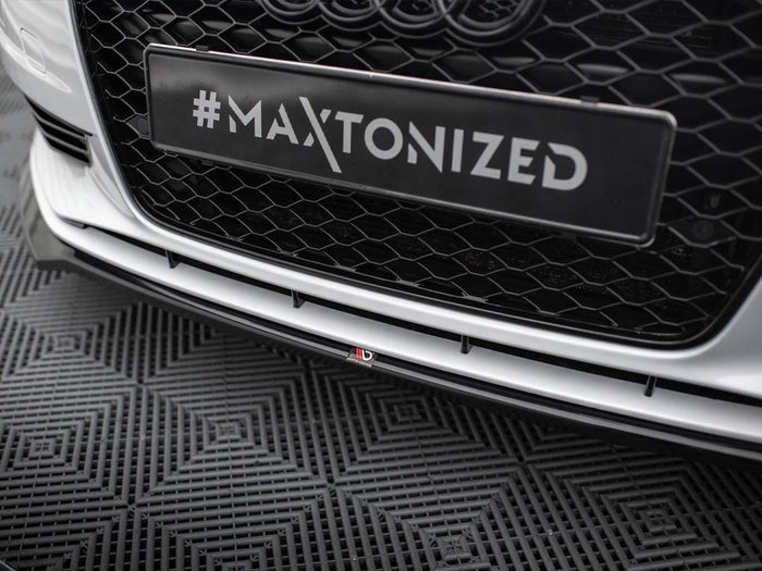 Audi A3 Sedan 8V Front Splitter V.2 - Maxton Design