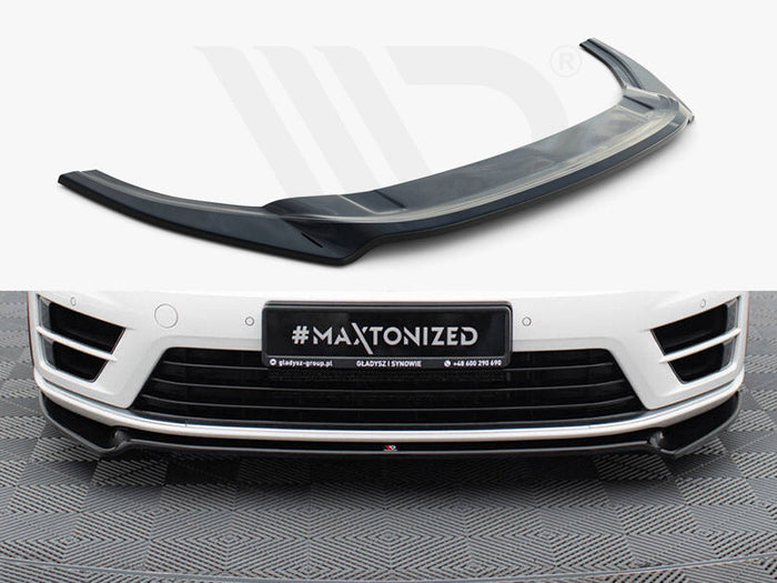 Maxton Design - Front Splitter V.2 VW Golf R / R-Line Mk7