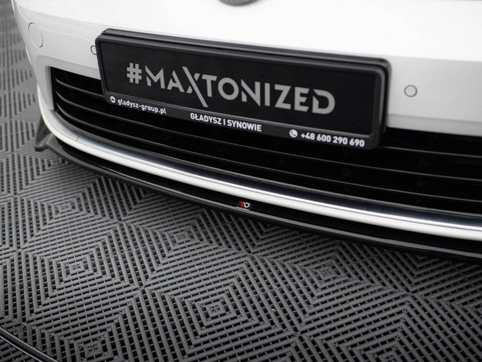 Maxton Design - Front Splitter V.2 VW Golf R / R-Line Mk7