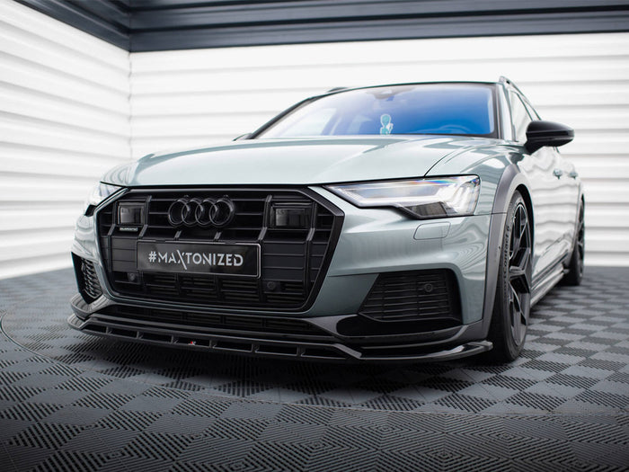 Audi A6 Allroad C8 Front Splitter - Maxton Design
