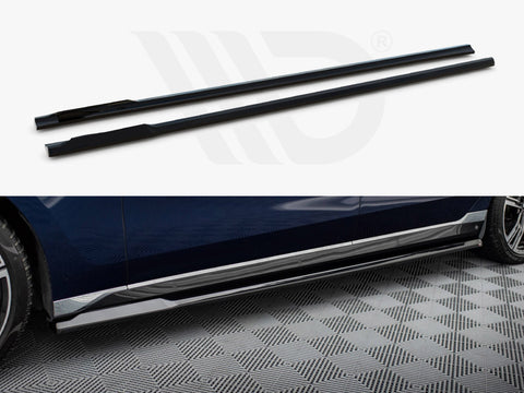 BMW 750e M-Pack G70 Side Skirts Diffusers - Maxton Design