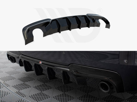BMW 5 M-Pack F10 / F11 (Version with two single exhausts) Rear Valance V.2 - Maxton Design