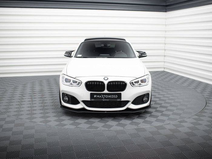 Maxton Design - STREET PRO RACING DURABILITY FRONT SPLITTER V3 (+FLAPS) BMW 1 F20 M-PACK FACELIFT / M140I (2015-2019)