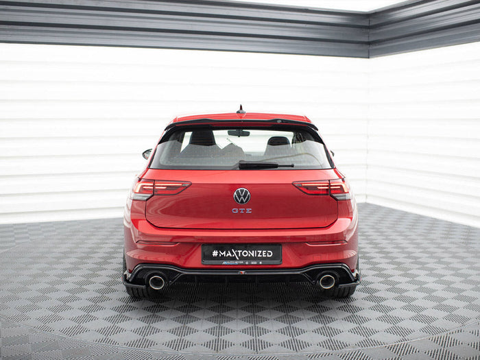 Maxton Design - REAR VALANCE + EXHAUST ENDS IMITATION VOLKSWAGEN GOLF GTE MK8
