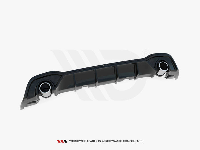 Maxton Design - REAR VALANCE + EXHAUST ENDS IMITATION VOLKSWAGEN GOLF GTE MK8