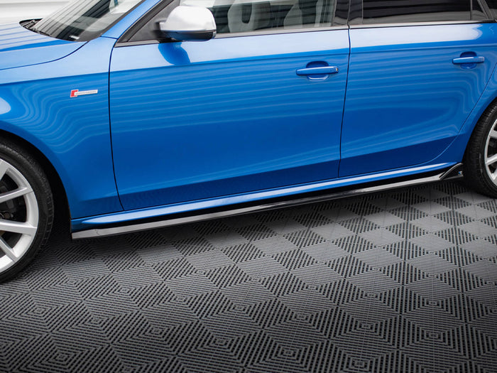 Audi A4 / A4 S-Line / S4 B8 Side Skirts Diffusers V.4 - Maxton Design