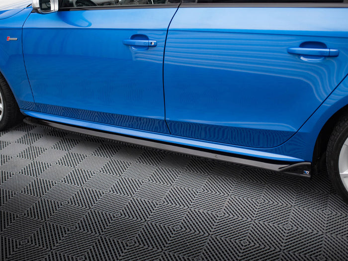Audi A4 / A4 S-Line / S4 B8 Side Skirts Diffusers V.4 - Maxton Design