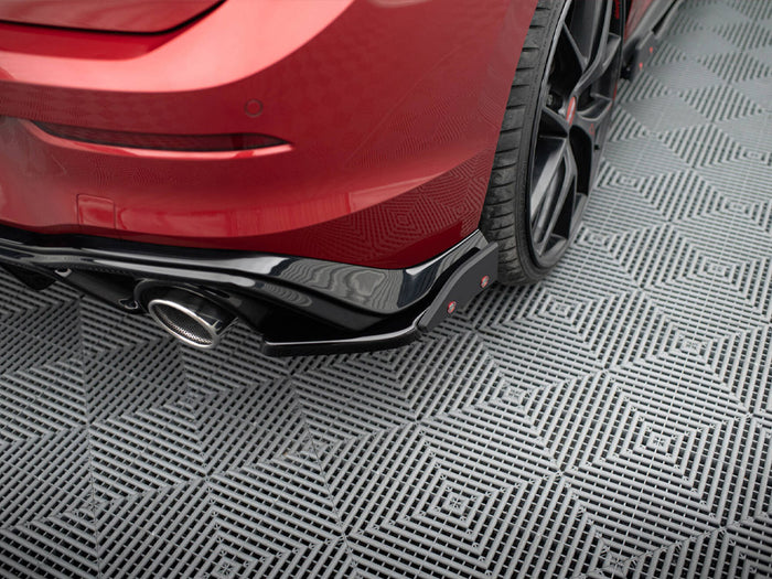 Volkswagen Golf GTI / GTE Mk8 Rear Side Splitters V.2 + Flaps - Maxton Design