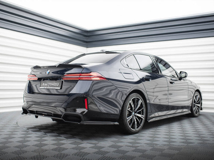Maxton Design - Rear Splitter (with Vertical Bars) V.1 BMW 5 / i5 M-Pack Sedan / Touring G60 / G61