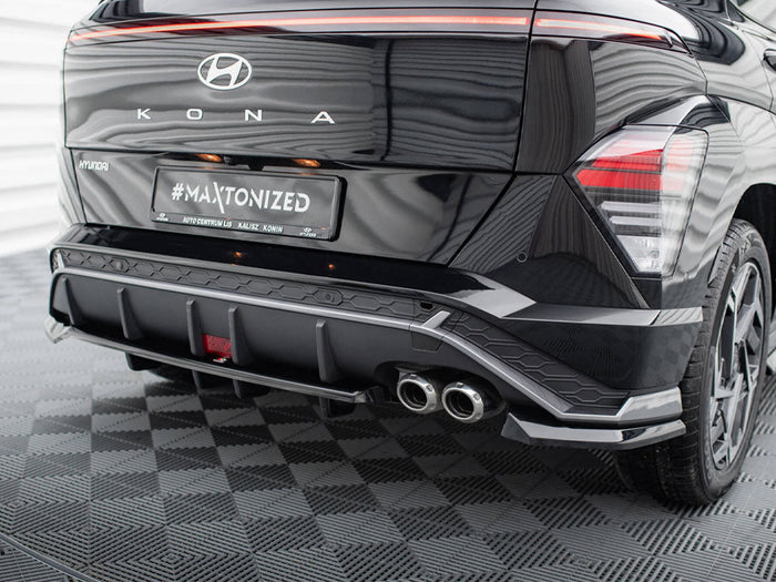 Maxton Design - REAR SPLITTER (VERTICAL BARS) HYUNDAI KONA N-LINE MK2