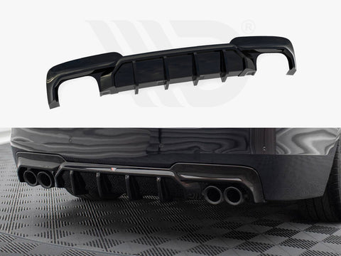 BMW 5 M-Pack F10 / F11 (Version with two double exhausts) Rear Valance V.2 - Maxton Design