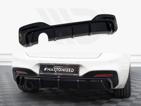 BMW 1 M-Pack F20 Facelift (Version with single exhaust on one side) Rear Valance V.3 - Maxton Design