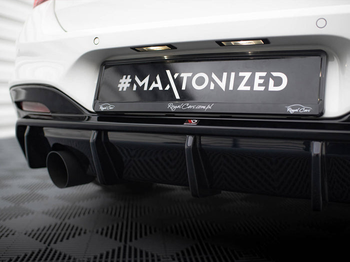 BMW 1 M-Pack F20 Facelift (Version with single exhaust on one side) Rear Valance V.3 - Maxton Design