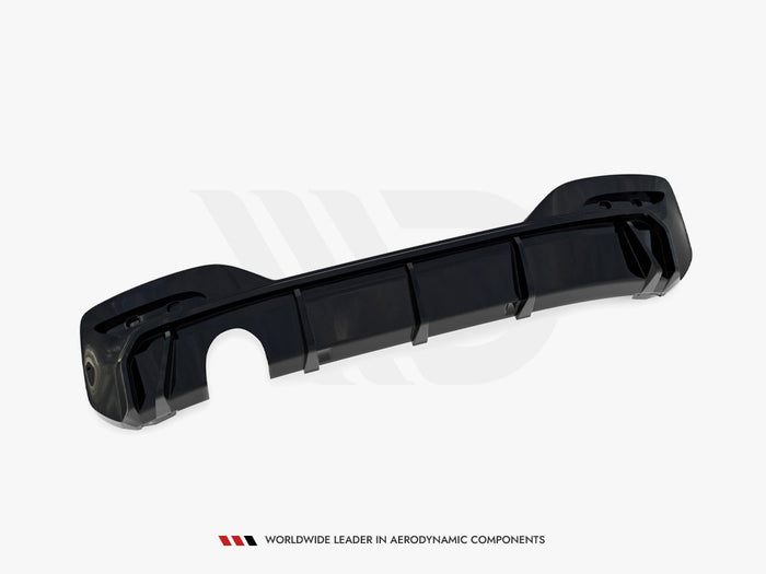 BMW 1 M-Pack F20 Facelift (Version with single exhaust on one side) Rear Valance V.3 - Maxton Design