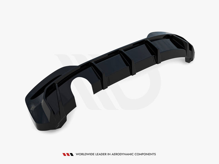 BMW 1 M-Pack F20 Facelift (Version with single exhaust on one side) Rear Valance V.3 - Maxton Design