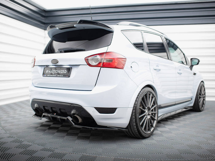 Ford Kuga ST Mk1 Central Rear Splitter (Vertical Bars) - Maxton Design