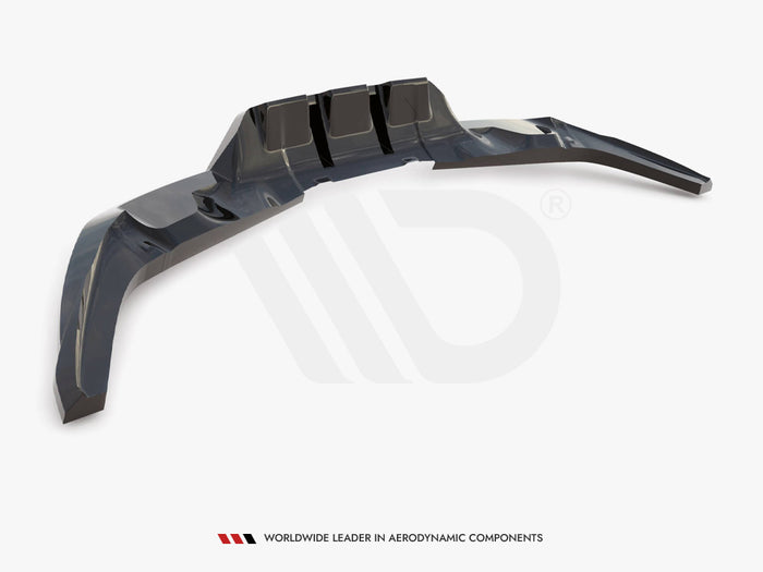 Ford Kuga ST Mk1 Central Rear Splitter (Vertical Bars) - Maxton Design