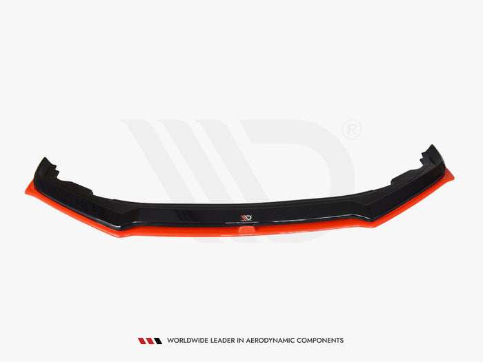Maxton Design - Front Splitter V.5 Subaru BRZ Mk1 Facelift (BLACK AND RED)