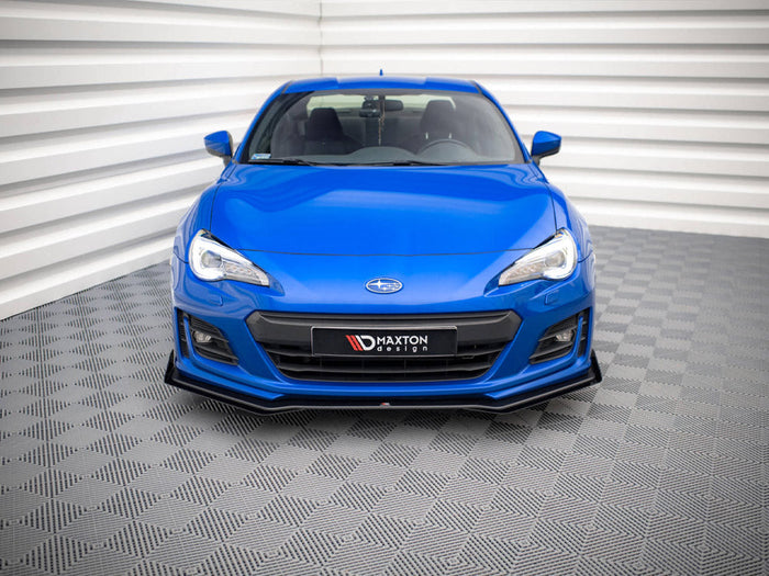 Maxton Design - Street PRO Front Splitter V.1 + Flaps Subaru BRZ Mk1 Facelift