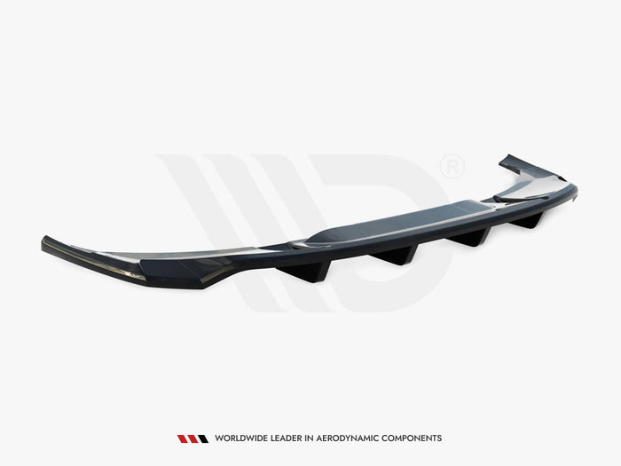 Audi e-Tron S-Line Central Rear Splitter (Vertical Bars) - Maxton Design