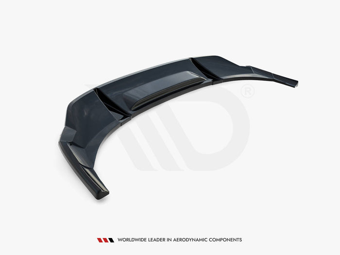 Audi e-Tron S-Line Central Rear Splitter (Vertical Bars) - Maxton Design
