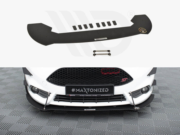 Maxton Design - Front racing splitter Fiesta MK7 ST Facelift