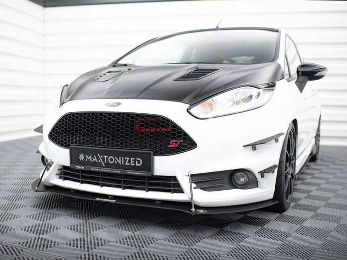 Maxton Design - Front racing splitter Fiesta MK7 ST Facelift