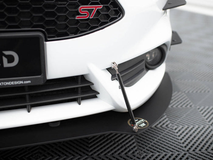 Maxton Design - Front racing splitter Fiesta MK7 ST Facelift
