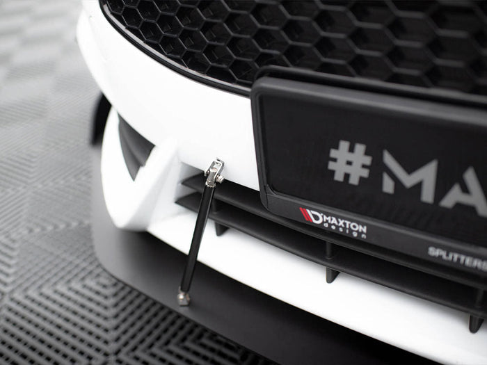 Maxton Design - Front racing splitter Fiesta MK7 ST facelift (With wings)