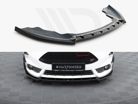 Ford Fiesta ST Mk7 Facelift Front Splitter V.4 - Maxton Design