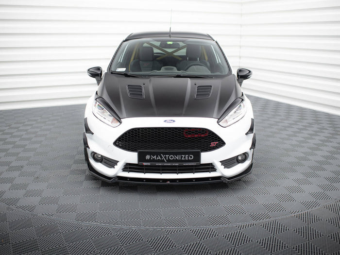 Ford Fiesta ST Mk7 Facelift Front Splitter V.4 - Maxton Design
