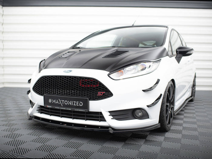 Ford Fiesta ST Mk7 Facelift Front Splitter V.4 - Maxton Design