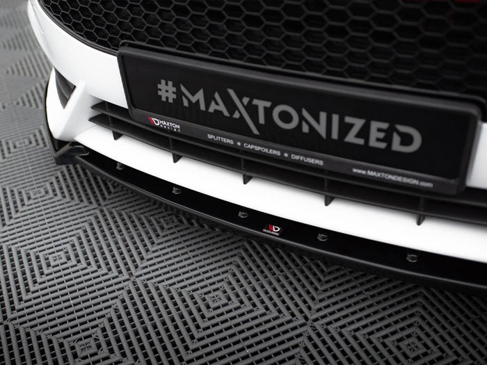 Ford Fiesta ST Mk7 Facelift Front Splitter V.4 - Maxton Design