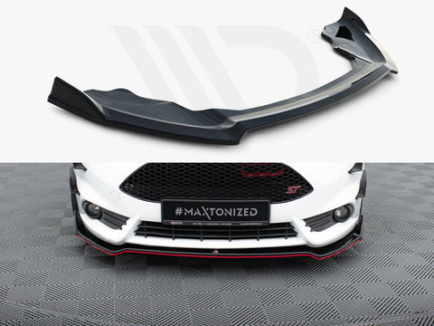 Ford Fiesta ST Mk7 Facelift Front Splitter V.5 - Maxton Design