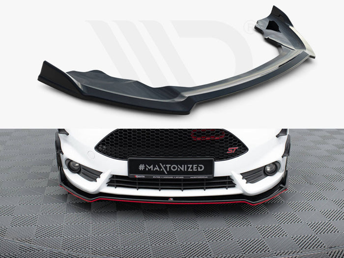 Ford Fiesta ST Mk7 Facelift Front Splitter V.5 - Maxton Design