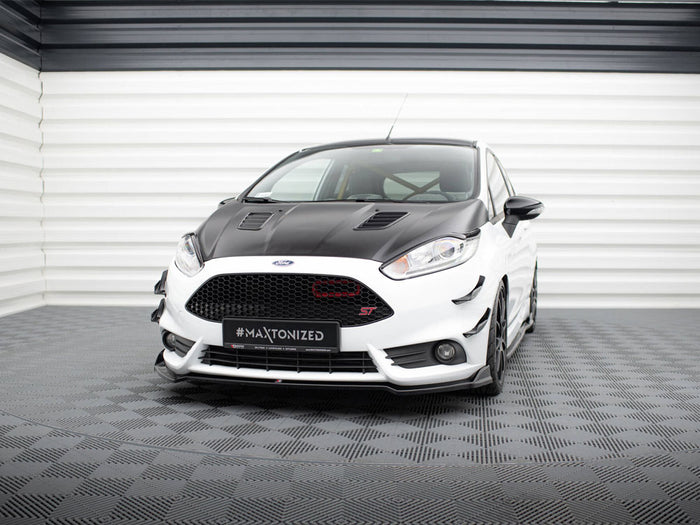 Ford Fiesta ST Mk7 Facelift Front Splitter V.5 - Maxton Design