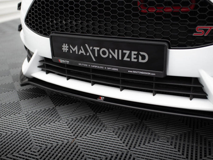 Maxton Design - Front Splitter V.5 Ford Fiesta ST Mk7 Facelift
