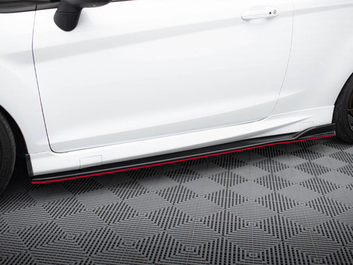 Ford Fiesta ST / ST-Line Mk7 / Mk7 FL Side Skirts Diffusers V.3 - Maxton Design