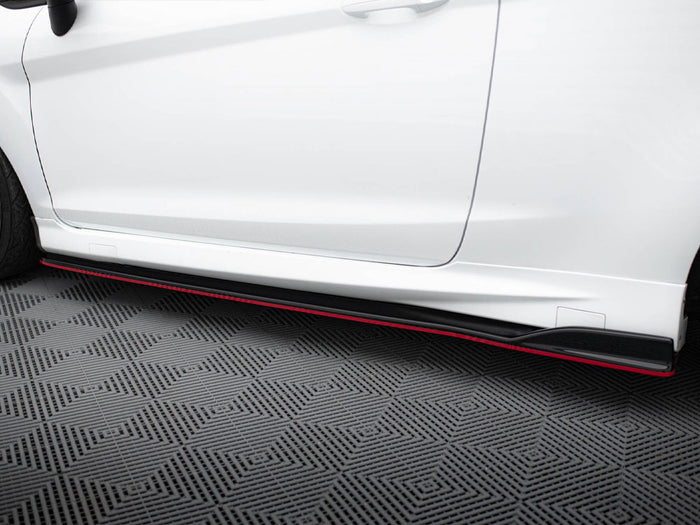 Ford Fiesta ST / ST-Line Mk7 / Mk7 FL Side Skirts Diffusers V.3 - Maxton Design